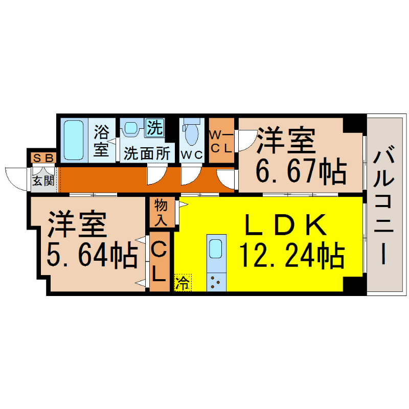 Ｓ－ＦＯＲＴ鶴舞ｒｅａｌｅ 間取り