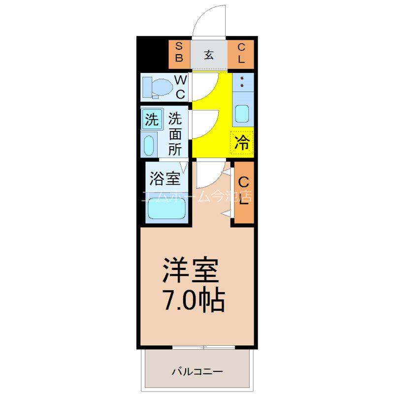 S-RESIDENCE堀田North（ノース） 間取り