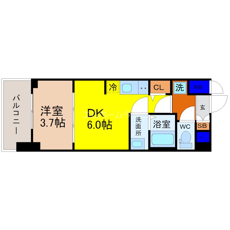 プレサンス葵デュリス 間取り