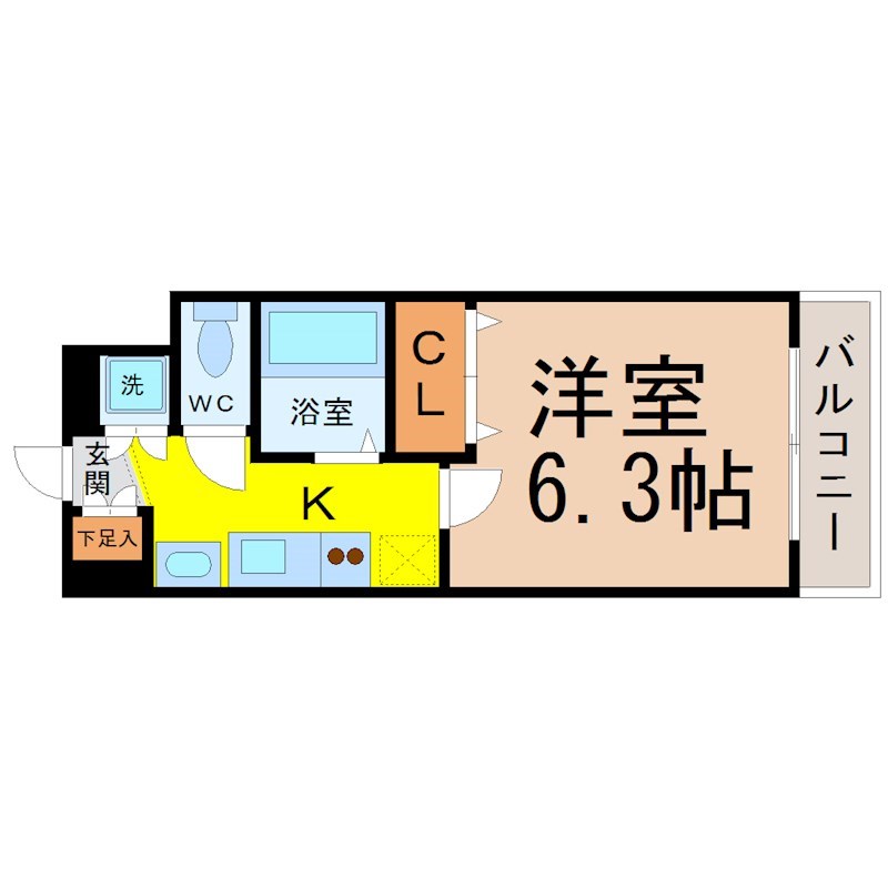 プレサンス名古屋城前ラバンカ 間取り