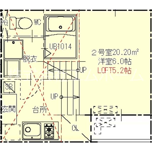 ハーモニーテラス伝馬Ⅲ 間取り