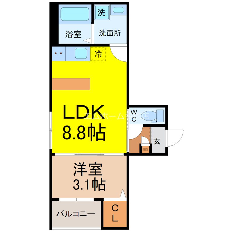 fika黒川 間取り