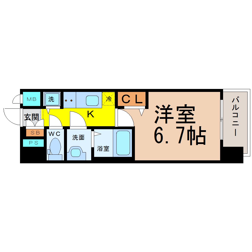プレサンス名古屋ＳＴＡＴＩＯＮルミアス 間取り