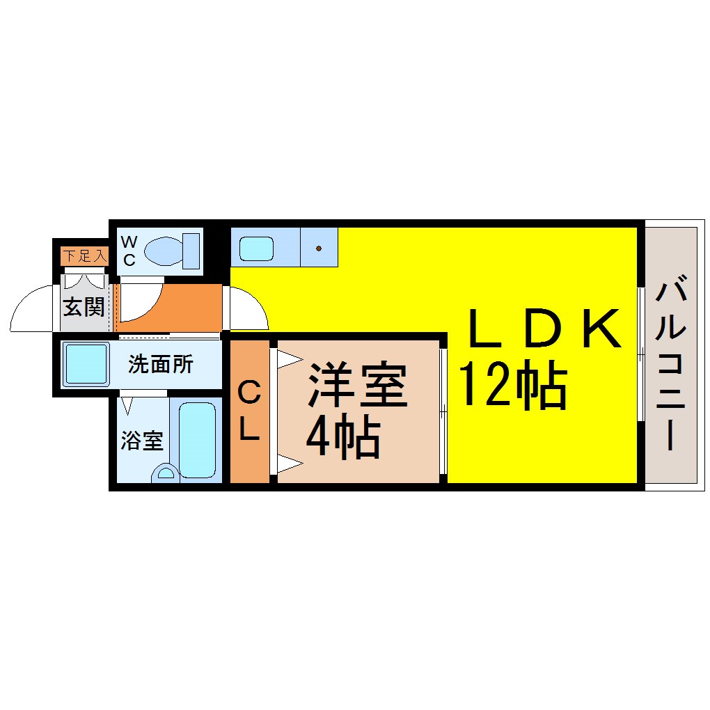 サンマール牛巻 間取り