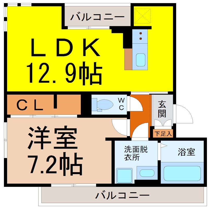グラツィオーソ松原 間取り