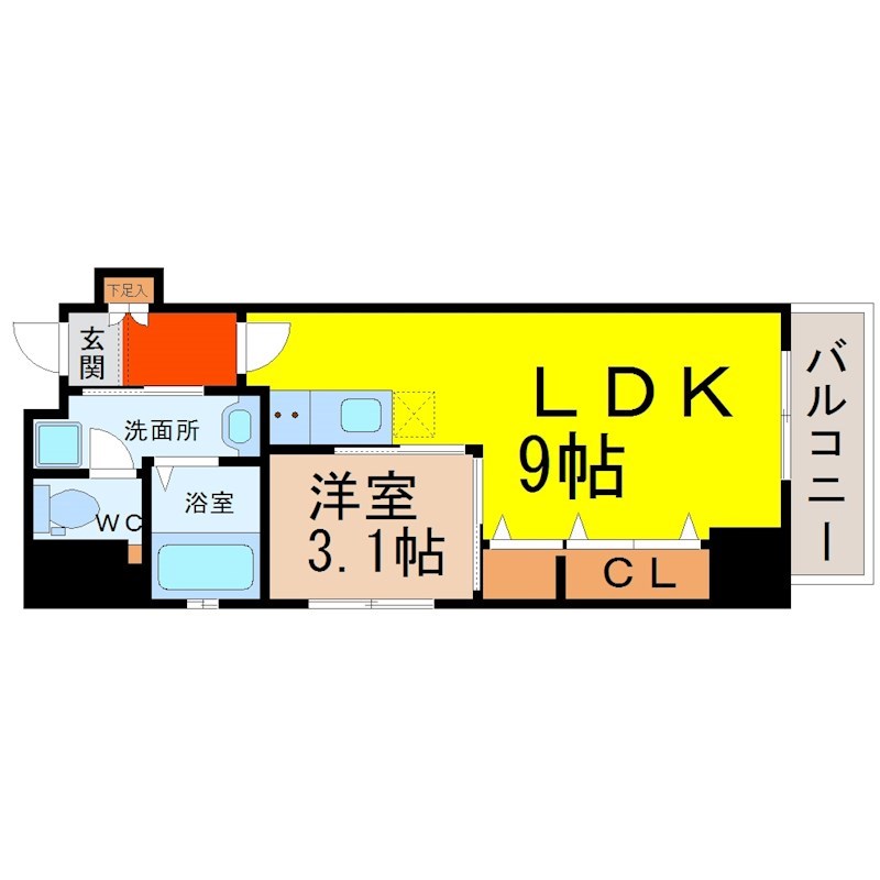 ラクラーレ上前津 間取り