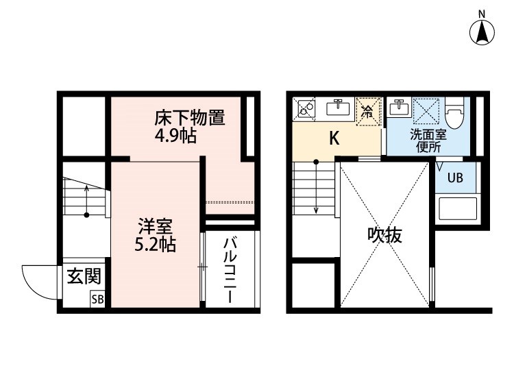セストチッタ六番町 間取り