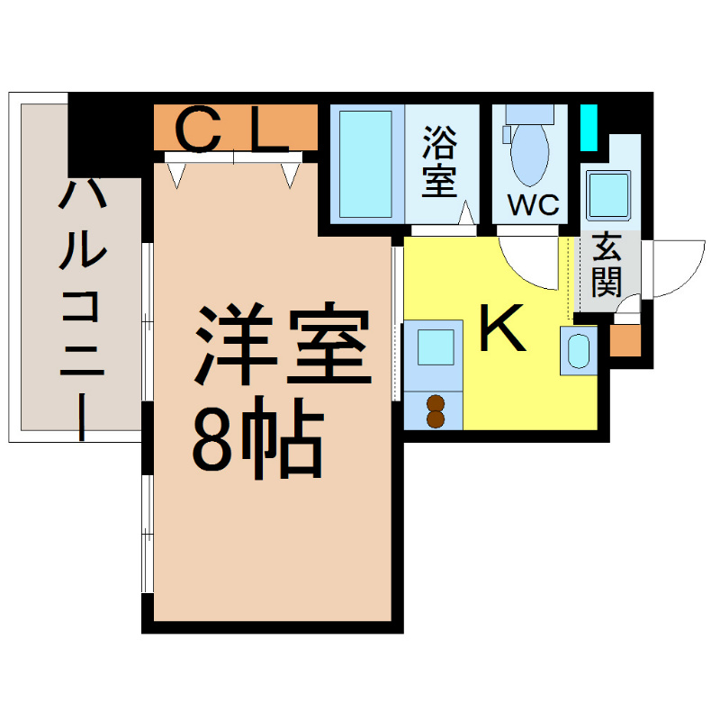 パルティール上前津 間取り