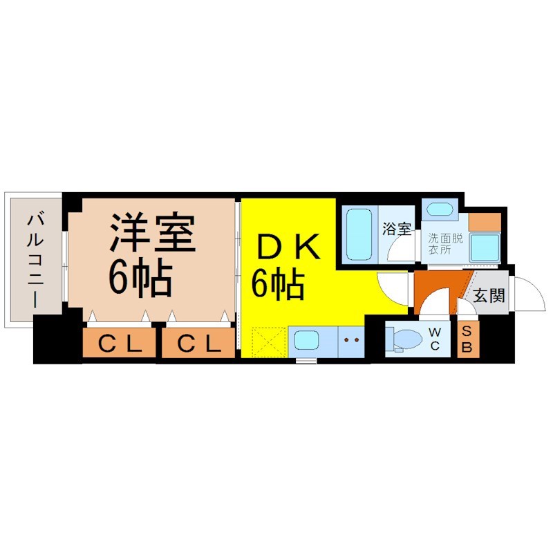 エステムコート名古屋栄プレシャス 間取り