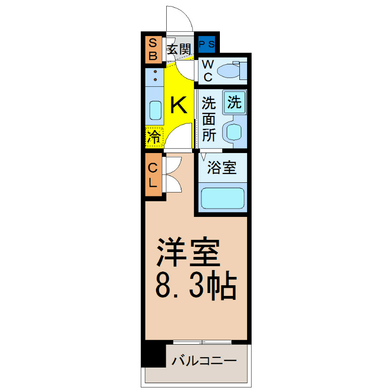 パルティール黒川 間取り