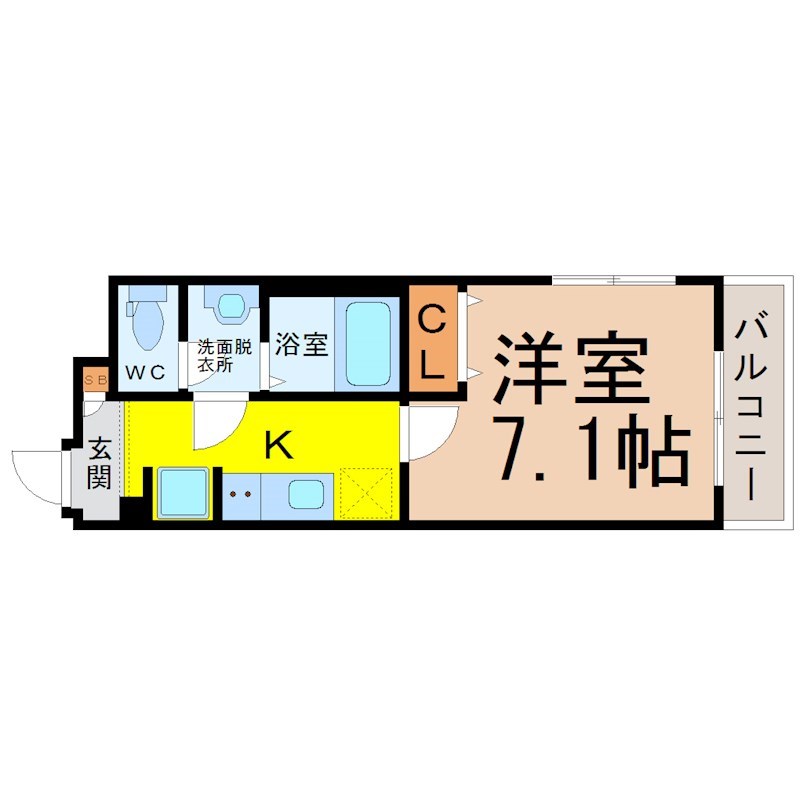 リブリ・志賀本通 間取り