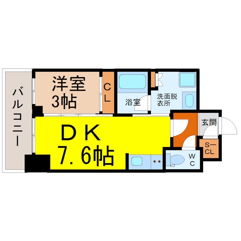 プレサンス ロジェ 名古屋駅 GATE FRONT 間取り