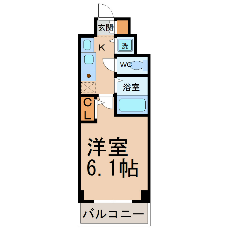 プレサンス名古屋ＳＴＡＴＩＯＮアブソリュート 間取り
