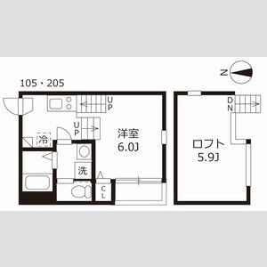 ハーモニーテラス志賀町Ⅴ 間取り