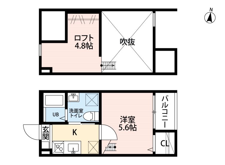 プレンフルII 間取り