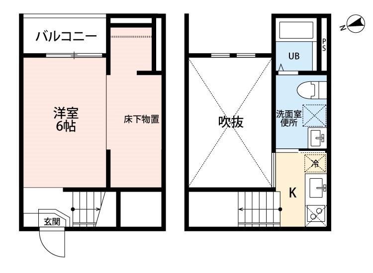 Ｃｉｅｌ五女子（シエルゴニョシ） 間取り