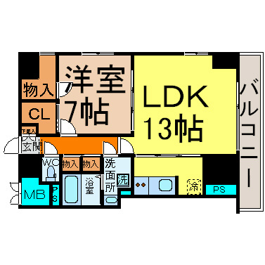 ランドハウス泉 間取り