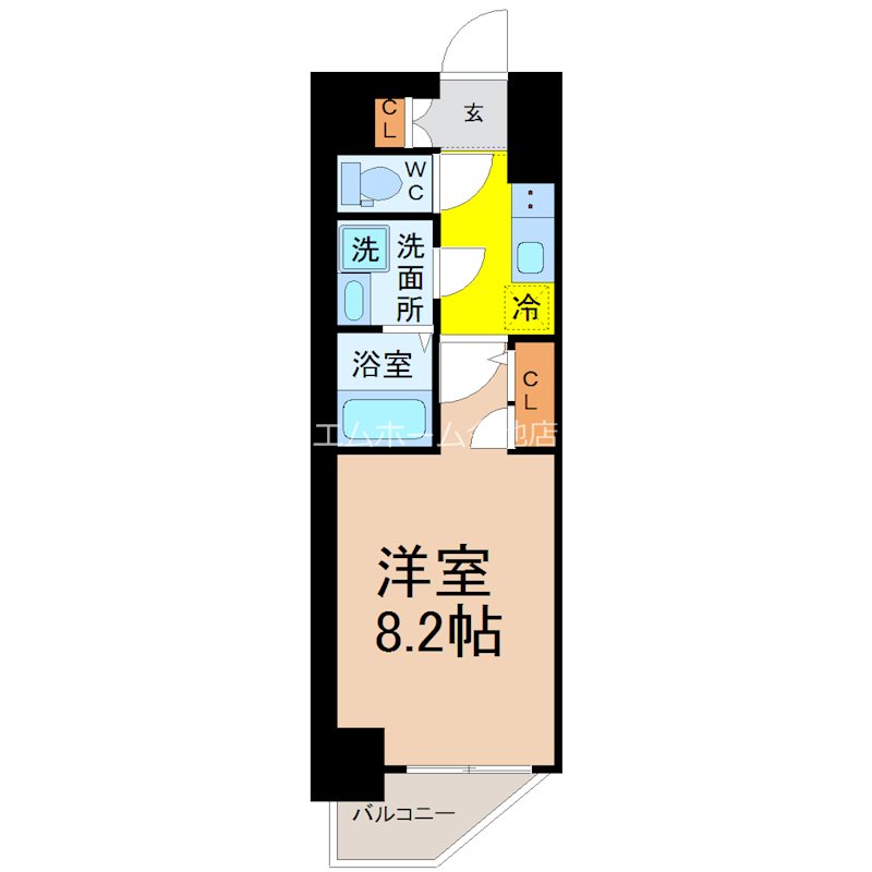 エスリード泉プレステージ 間取り