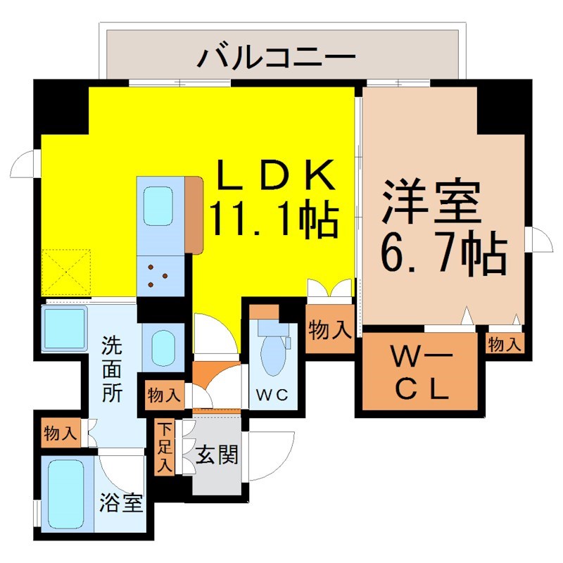 フローラル泉II 間取り