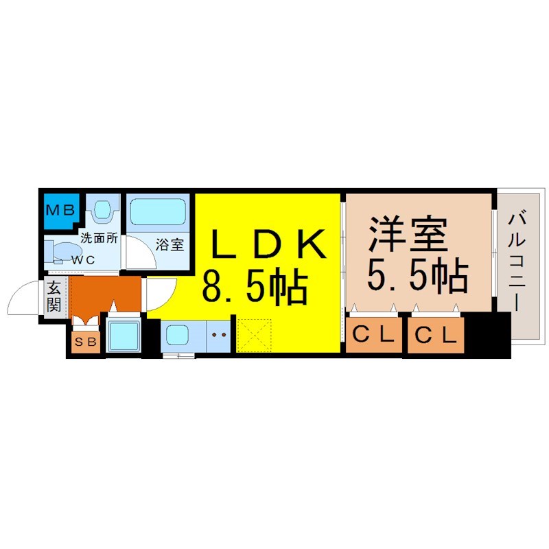 プラウランド堀田 間取り