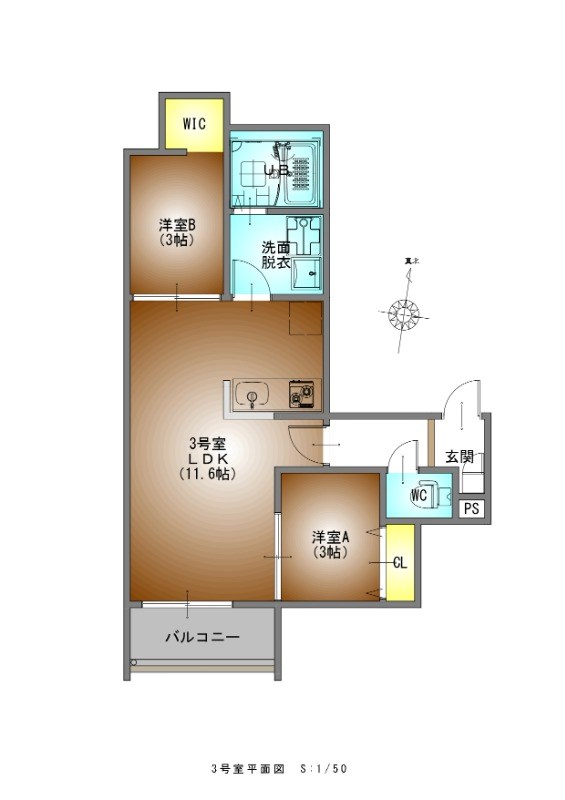 ＲＥＧＡＬＥＳＴ妙音通II 間取り