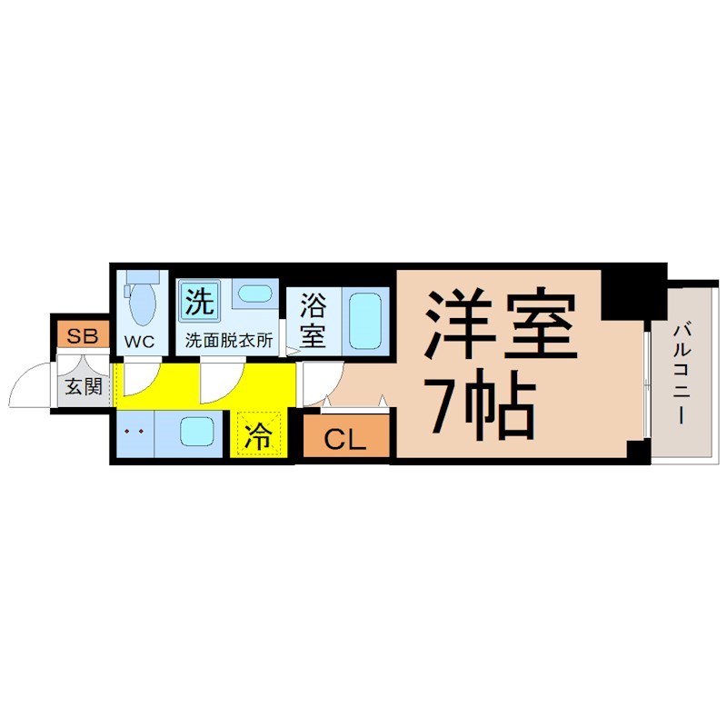 S-RESIDENCE名駅NorthⅡ 間取り