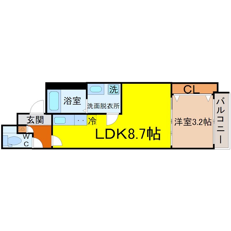 MOVE本陣PREMIO 間取り