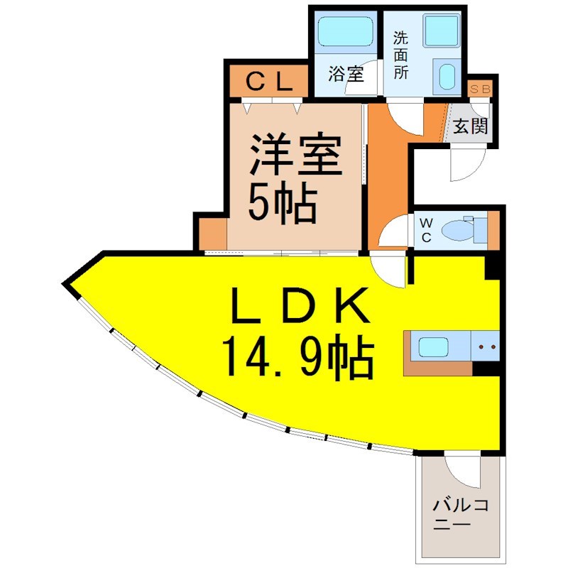 ＷＥＳＴＩＮ上前津 間取り