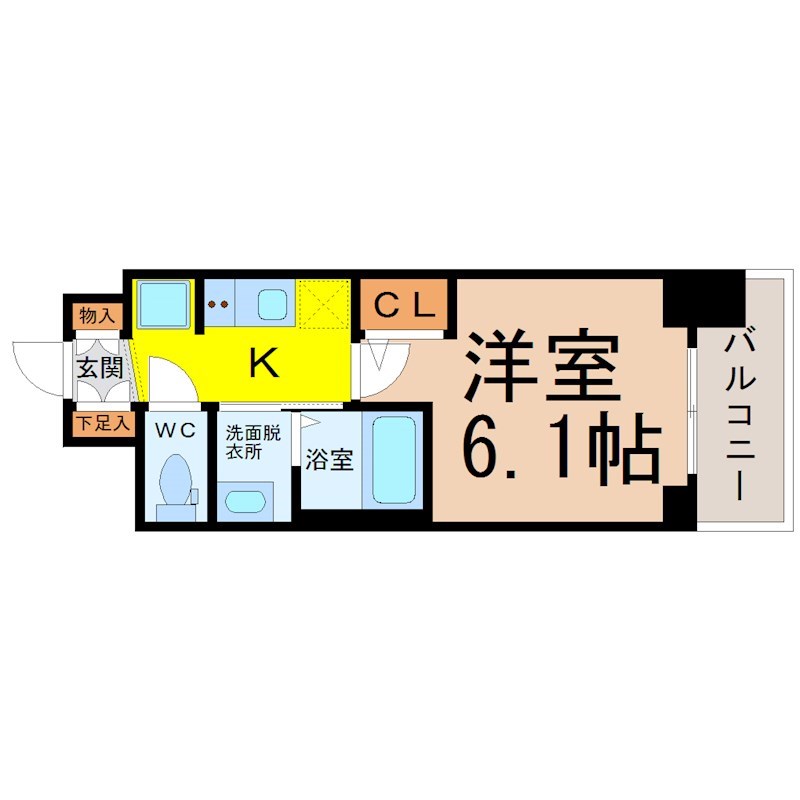 エステムコート名古屋栄プレシャス 間取り
