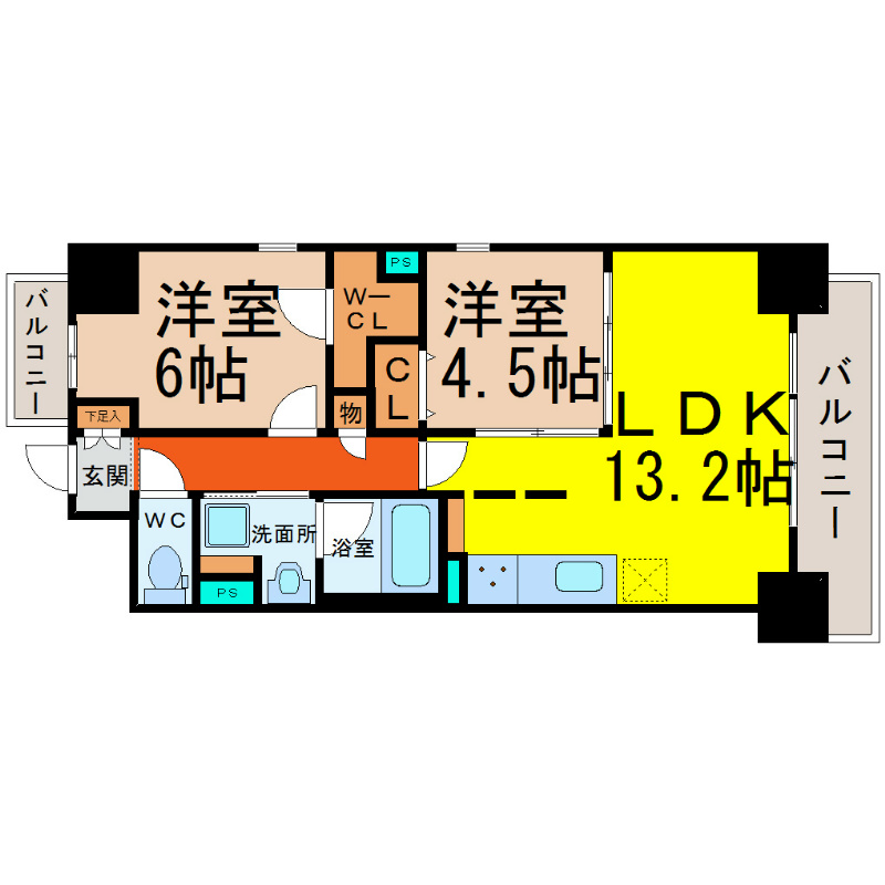 ＴｗｉｎＯｗｌｓ（ツインアウルズ） 間取り