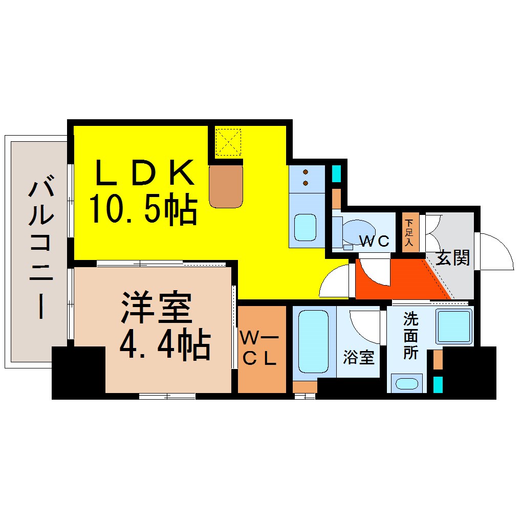 エステムプラザ名古屋Ｄ.Ｃ.2027  間取り