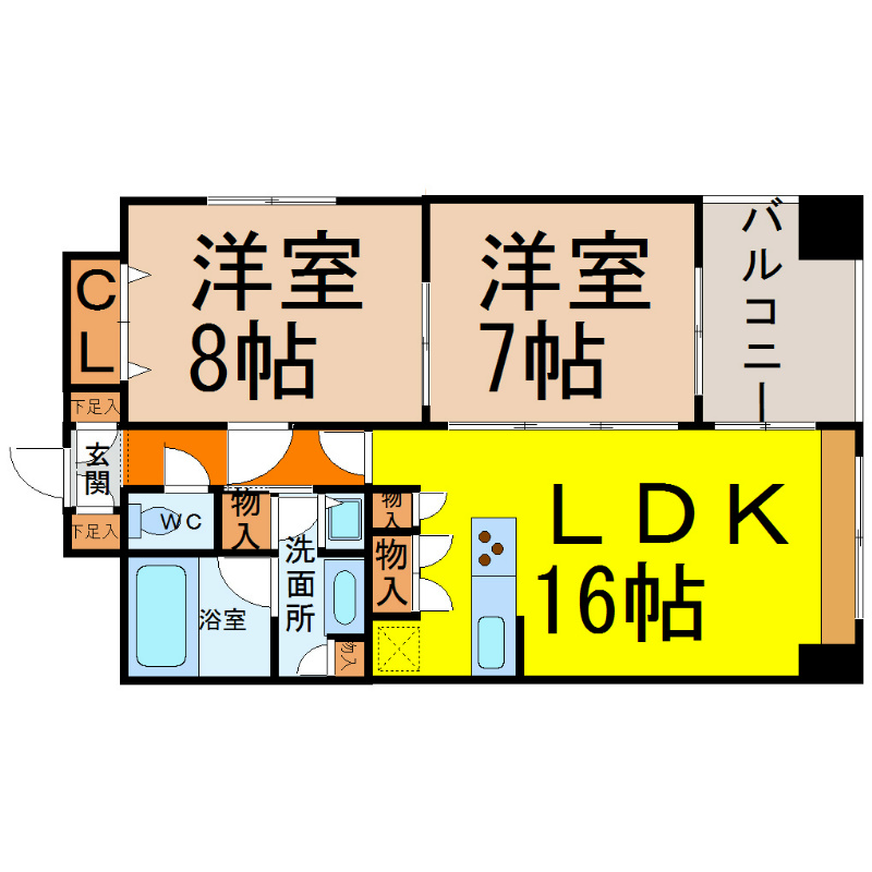グランデージ泉 間取り