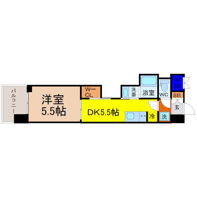 エステムコート名古屋平安通クチュール 間取り