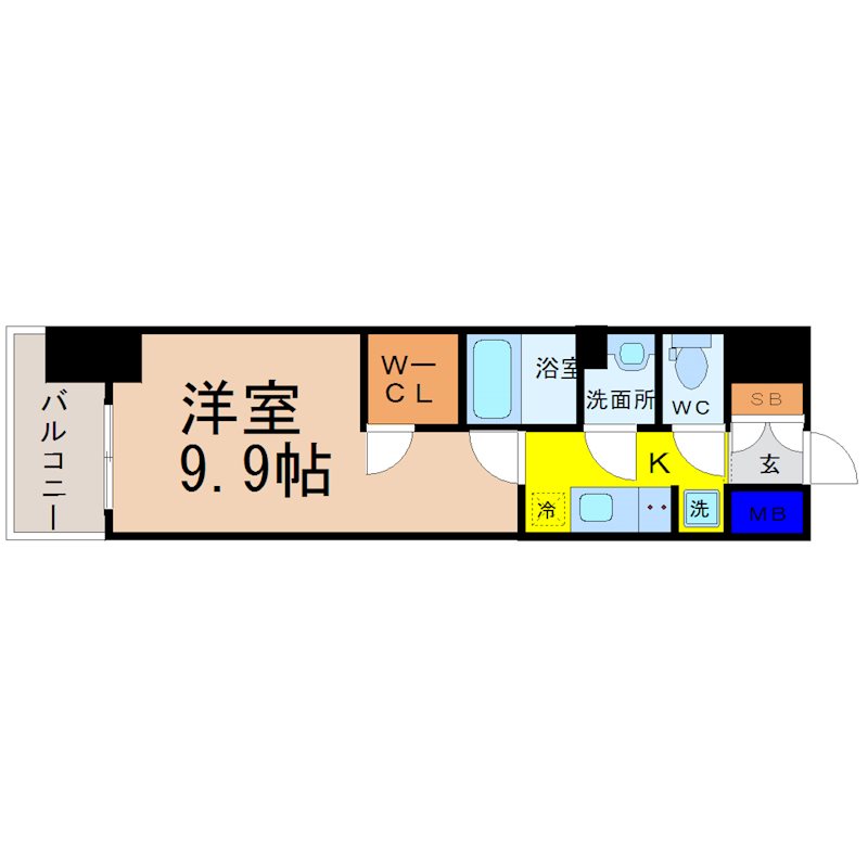 プレサンス丸の内リラティ 間取り