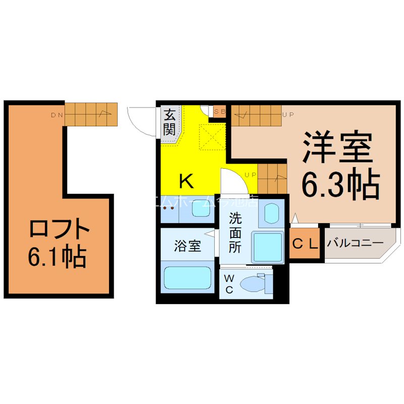 ハーモニーテラス波寄町 間取り