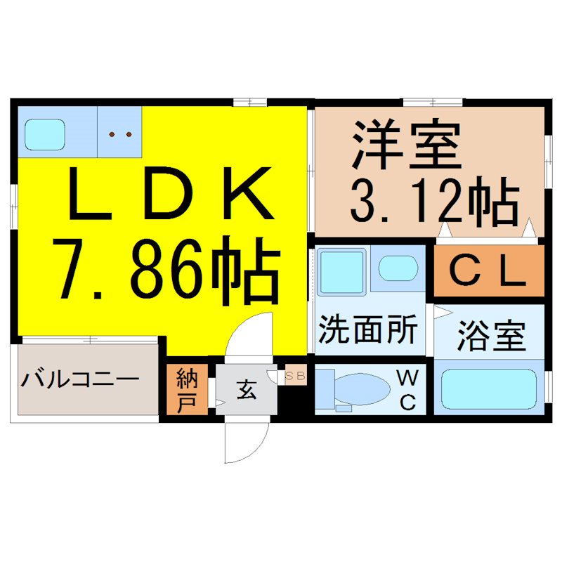DLIFE権現通（ディーライフ権現通） 間取り