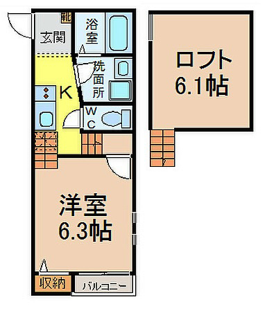 Creo中村公園伍番館（クレオ中村公園伍番館） 間取り