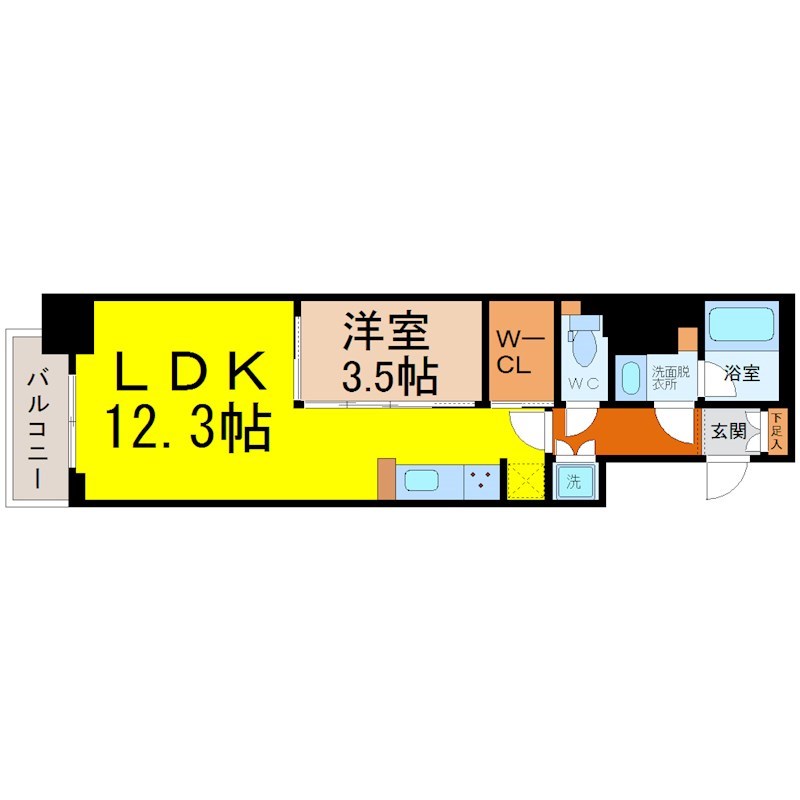 スリーアイランドタワー久屋大通 間取り