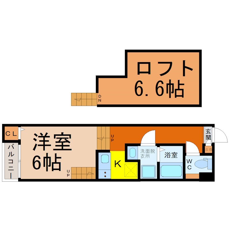 ハーモニーテラス四番II 間取り