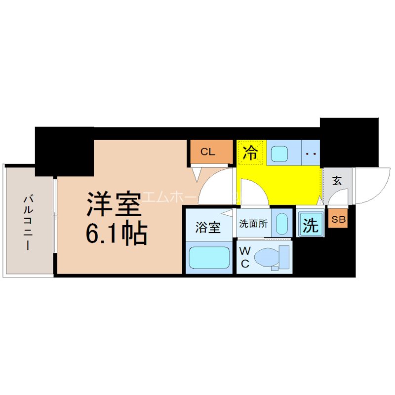 S-RESIDENCE一社（エスレジデンス） 間取り