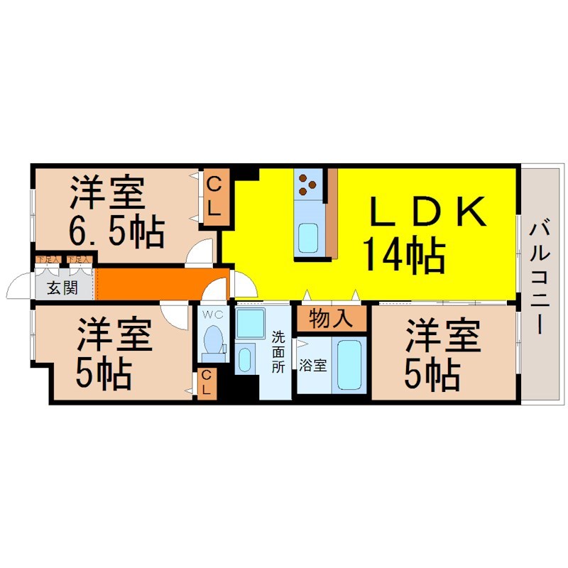 ベレーサ熱田 間取り