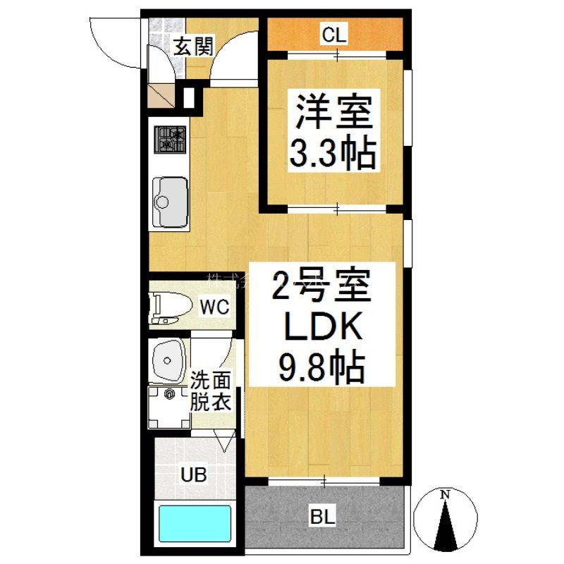 REGALEST中村公園西 間取り