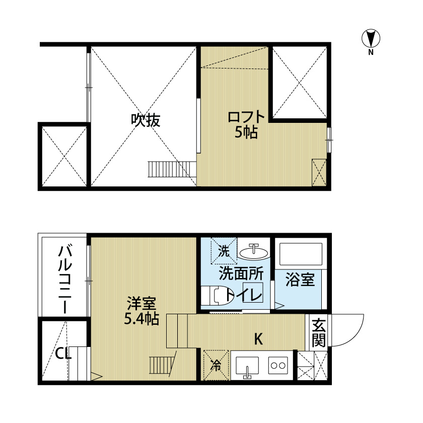 Ｊｅｕｎｅｓｓｅ石場（ジュネス石場） 間取り