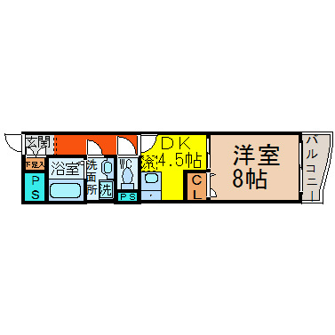 グランシャリオ名駅南 間取り
