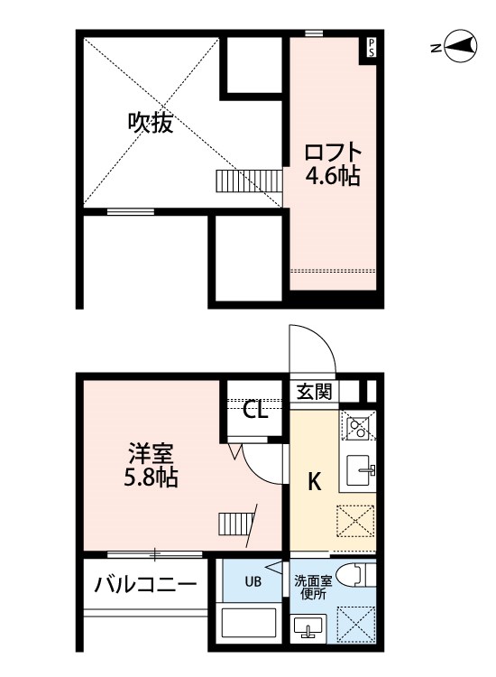 Aube鈍池町（オーブ鈍池町） 間取り