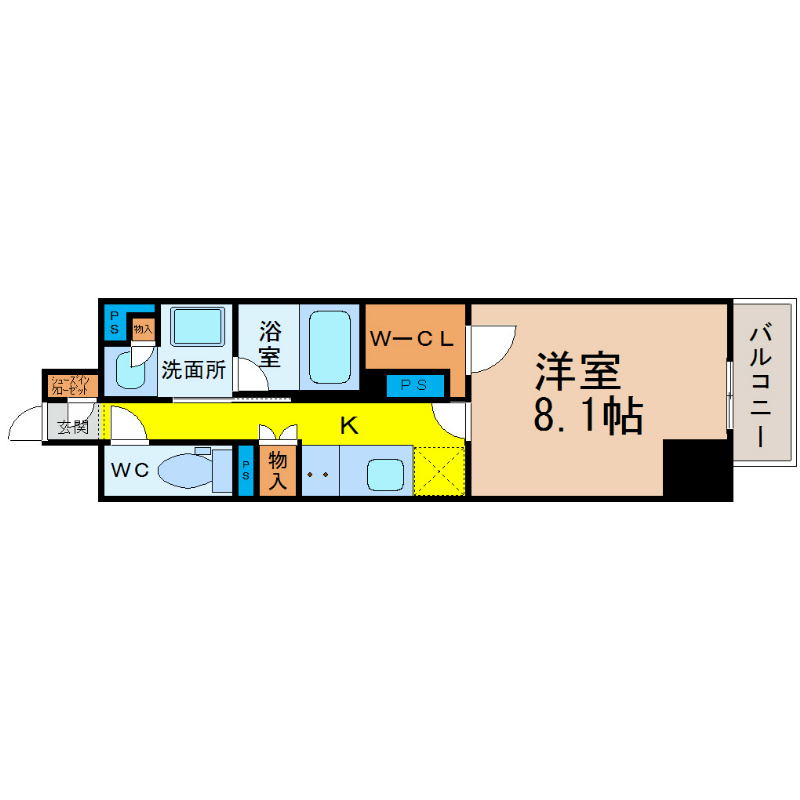 パークアクシス名駅南グランデ 間取り