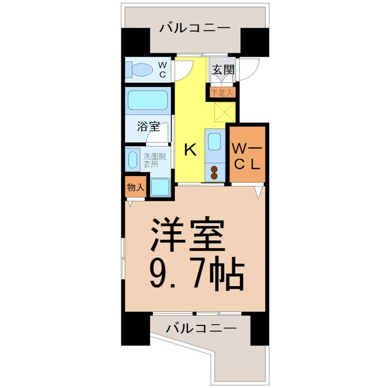 ＣＡＳＴＥＬＬＯ　ＡＳＳＯ（カステロアッソ） 間取り