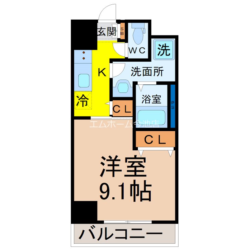 ＫＤＸレジデンス今池 間取り