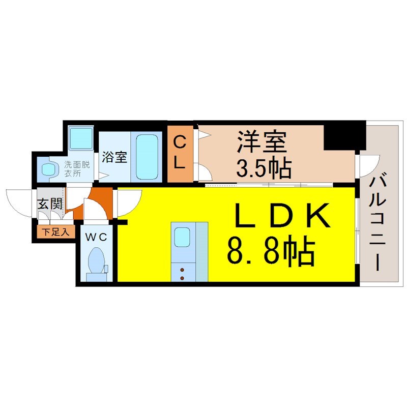 ファステート東別院シュプール 間取り
