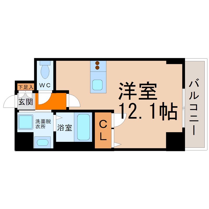 プレサンス東別院駅前コネクション 間取り